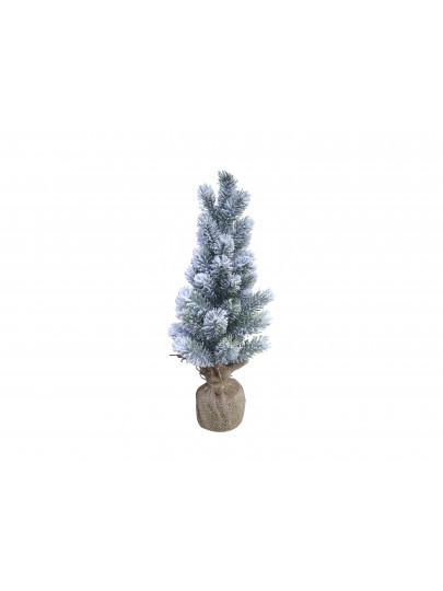 Sapin de noël enneigé