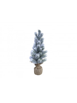 Sapin de Noël avec neige