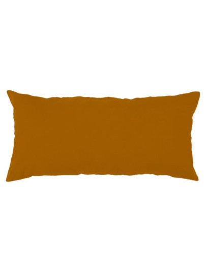 Housse de coussin en lin lavé daim 45x45 cm HAOMY