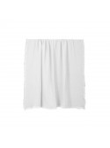 plaid vanly en voile de coton ivoire Haomy 130x180 cm