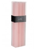 Boîte de 6 bougies - 9h - rose