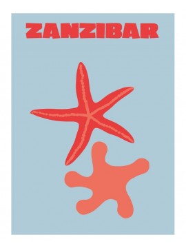 Poster Zanzibar 30x40 cm