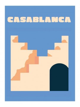 Poster Casablanca 30x40 cm