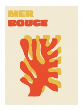 Poster Mer Rouge 30x40 cm