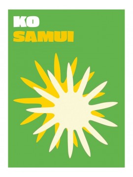 Poster Koh Samui 30x40 cm