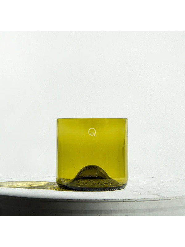 Verre short drink Feuille Morte Q de bouteilles Verre short drink Feuille Morte Q de bouteilles