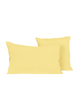 Housse de coussin en lin et coton Limy - HAOMY