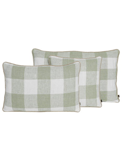Housse de coussin Palma à grands carreaux Haomy Housse de coussin Palma à grands carreaux Haomy