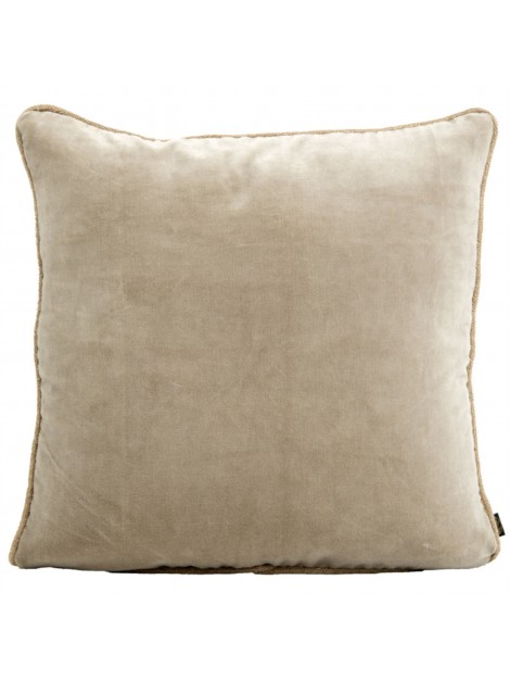 housse de coussin en velours craie New Delhi 45x45 cm HAOMY