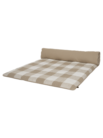 housse d'édredon en lin naturel Palma HAOMY 85x200 cm