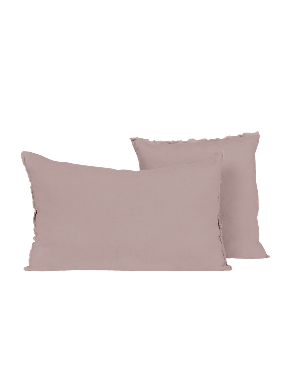 housse de coussin en lin et coton pétale Limy Haomy housse de coussin en lin et coton pétale Limy Haomy