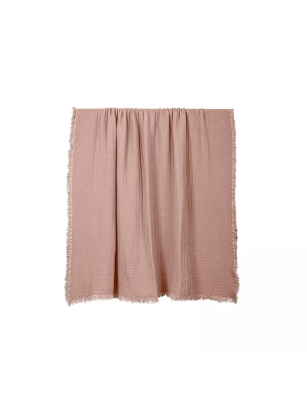 plaid vanly en voile de coton cimarron Haomy 130x180 cm