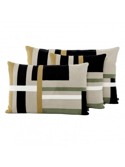 housse de coussin en coton brodé arizona Haomy