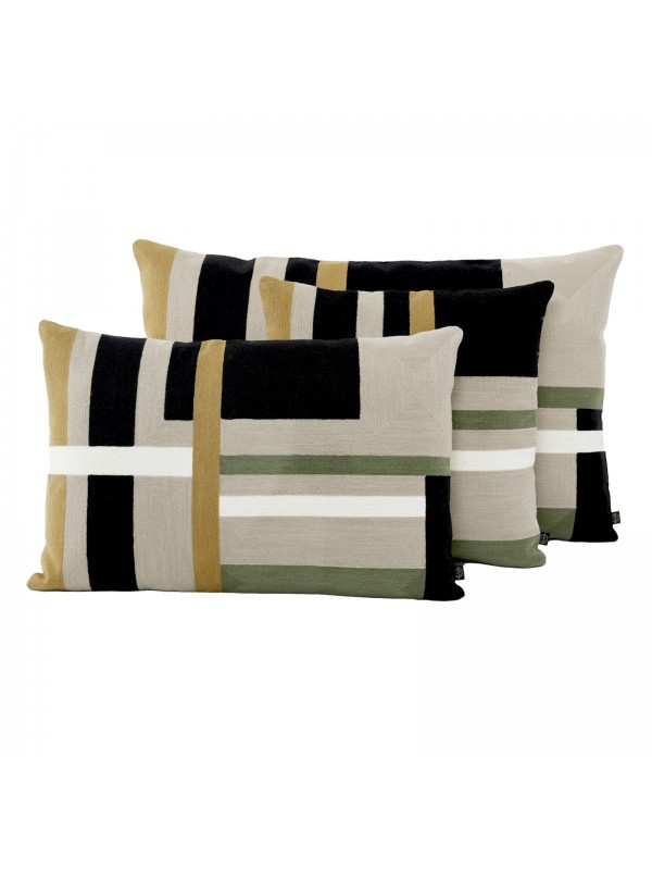 housse de coussin en coton brodé arizona Haomy