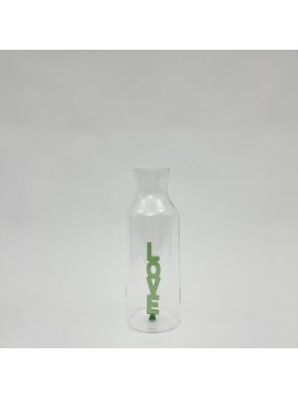 Carafe en verre Love