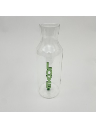Carafe en verre Love Bazardeluxe
