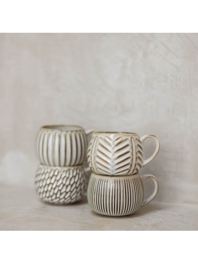 Mug en grès relief Arto SP collection 40cl