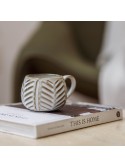 Mug en grès feuille Arto 40 cl SP collection