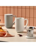 mug en grès gris avec filtre en inox 60 cl salt and pepper