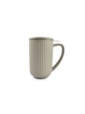 mug en grès gris avec filtre inox 60 cl salt and pepper