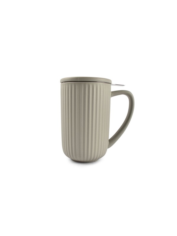 mug en grès gris avec filtre inox 60 cl salt and pepper mug en grès gris avec filtre inox 60 cl salt and pepper