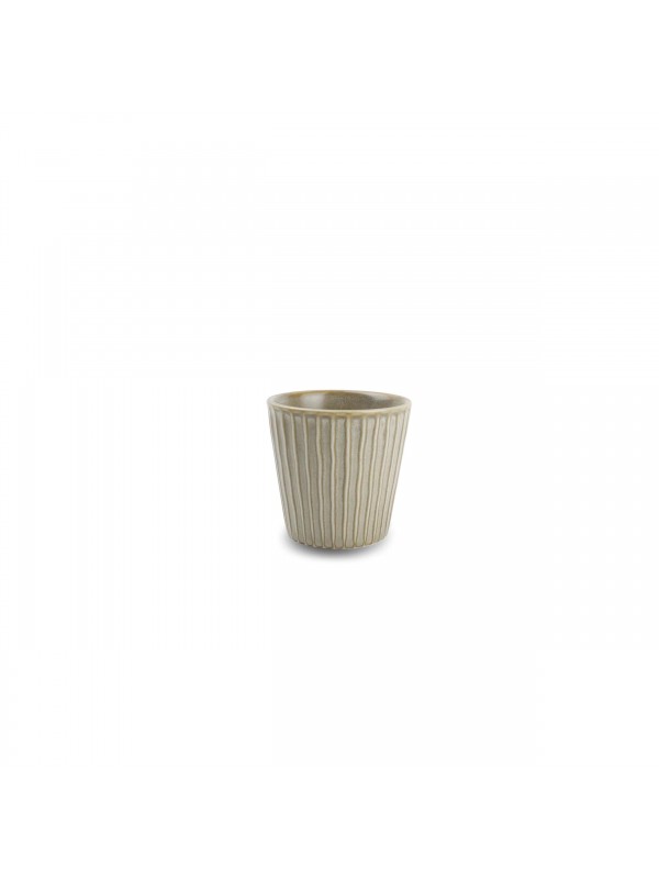Tasse espresso sauge Aurora 9 cl salt and pepper Tasse espresso sauge Aurora 9 cl salt and pepper