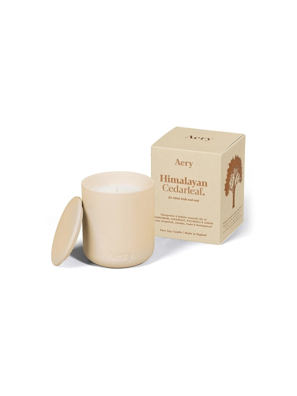 Bougie Parfumée Feuille de Cèdre de l’Himalaya – Patchouli, Cèdre & Citron