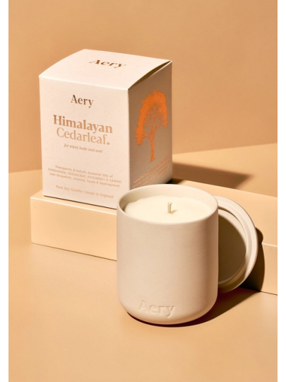 Bougie Parfumée Feuille de Cèdre de l’Himalaya – Patchouli, Cèdre & Citron