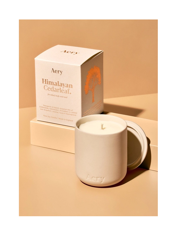 Bougie Parfumée Feuille de Cèdre de l’Himalaya – Patchouli, Cèdre & Citron