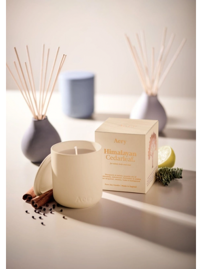 Bougie Parfumée Feuille de Cèdre de l’Himalaya – Patchouli, Cèdre & Citron