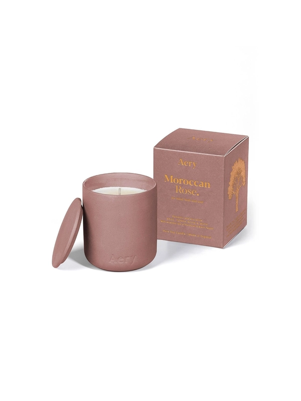 Bougie Parfumée Rose du Maroc – Rose, Tonka & Musc – Aery Living Bougie Parfumée Rose du Maroc – Rose, Tonka & Musc – Aery Living