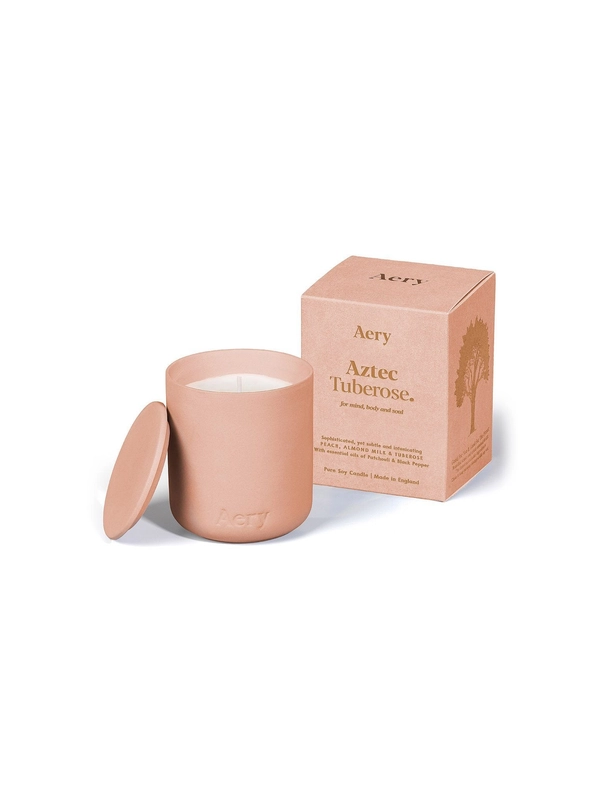 Bougie Parfumée Tubéreuse Aztèque – Pêche, Lait d’Amande & Tubéreuse – Aery Living Bougie Parfumée Tubéreuse Aztèque – Pêche, Lait d’Amande & Tubéreuse – Aery Living