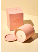 Bougie Parfumée Tubéreuse Aztèque – Pêche, Lait d’Amande & Tubéreuse – Aery Living