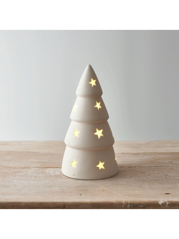 Arbre de Noël Étoilé à LED en Céramique Blanche – Gainsborough Arbre de Noël Étoilé à LED en Céramique Blanche – Gainsborough