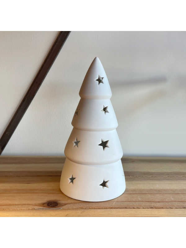 Arbre de Noël Étoilé à LED en Céramique Blanche – Gainsborough Arbre de Noël Étoilé à LED en Céramique Blanche – Gainsborough