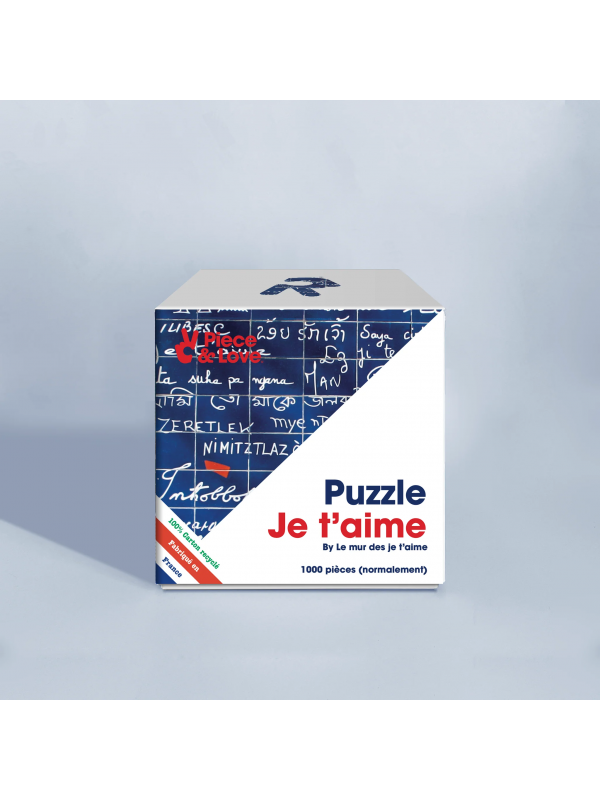Puzzle 1000 pièces “Je t’aime” – Piece and Love x Le Mur des je t’aime Puzzle 1000 pièces “Je t’aime” – Piece and Love x Le Mur des je t’aime