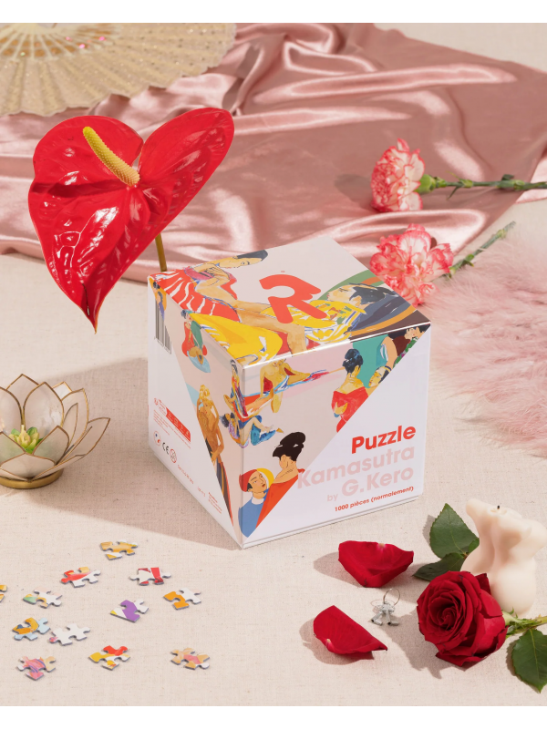 Puzzle 1000 pièces “Kamasutra” by G.Kero – Piece and Love Puzzle 1000 pièces “Kamasutra” by G.Kero – Piece and Love