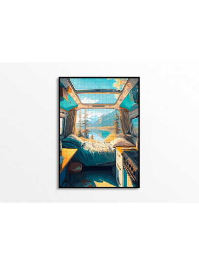 Puzzle 1000 pièces “Van Life” – Piece and Love
