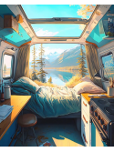 Puzzle 1000 pièces “Van Life” – Piece and Love