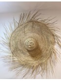 Chapeau mural à franges en feuille de palmier