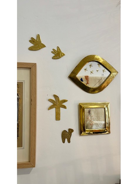Pins muraux en laiton doré| Faits main au Maroc | 4 modèles