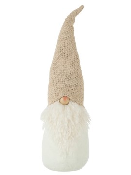 Gonk beige décoratif – Lutin scandinave en tissu | H57 cm