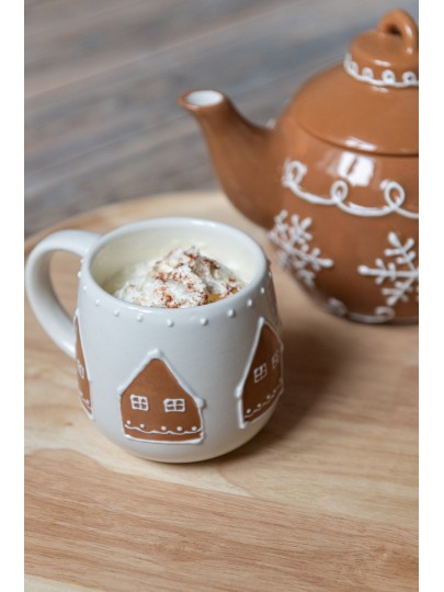 Mug de Noël en grès – Bonhomme de pain d’épice ou Maison pain d’épice