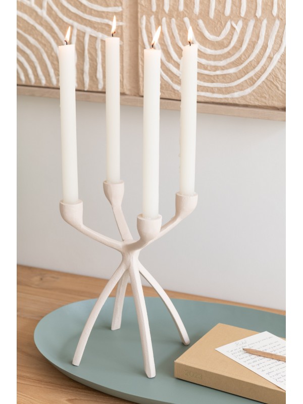 Boîte de 6 bougies - 9h - ivoire