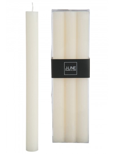 Boîte de 6 bougies - 9h - vert sapin