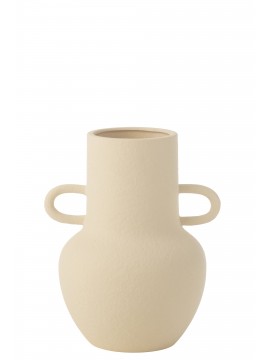 Vase cruche en argile avec anses – H24,5 x D21 cm