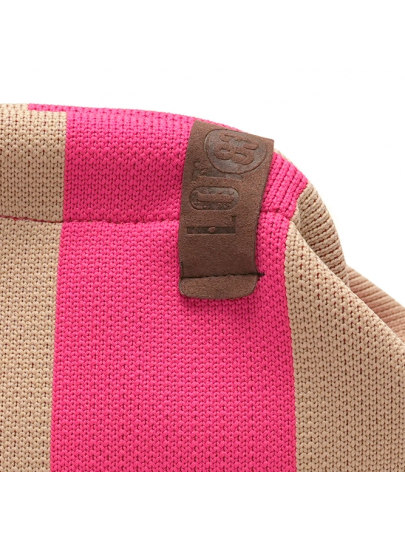 Pochette Emma 64 rose fluo et beige lot 83