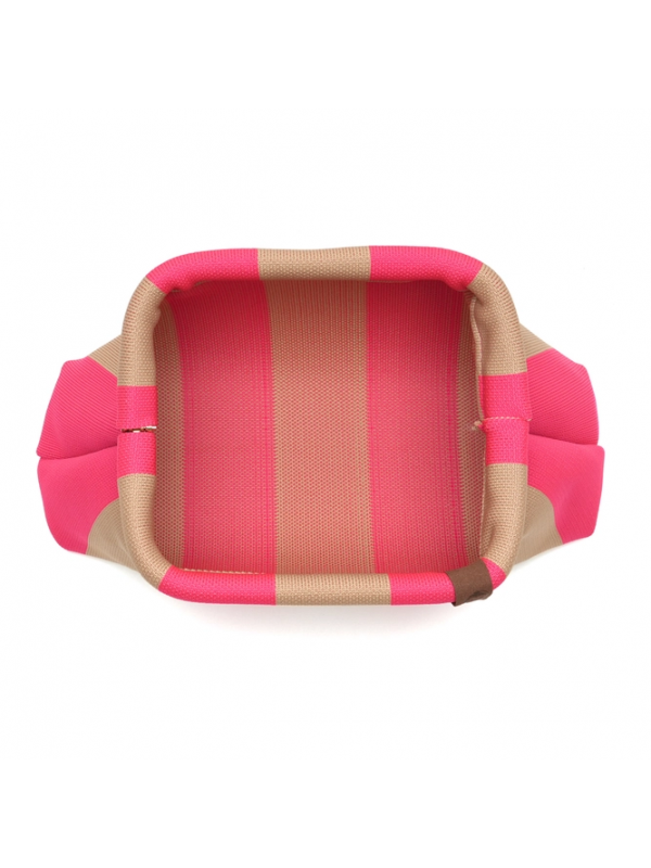 Pochette Emma 64 rose fluo et beige Lot 83