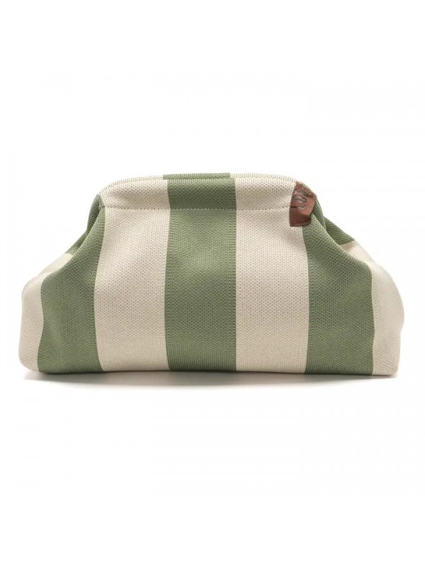 Pochette Emma 61 kaki et beige lot83