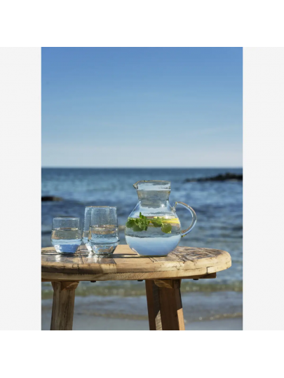 Verre martelé en verre recyclé – Madam Stoltz – 9 x 10 cm